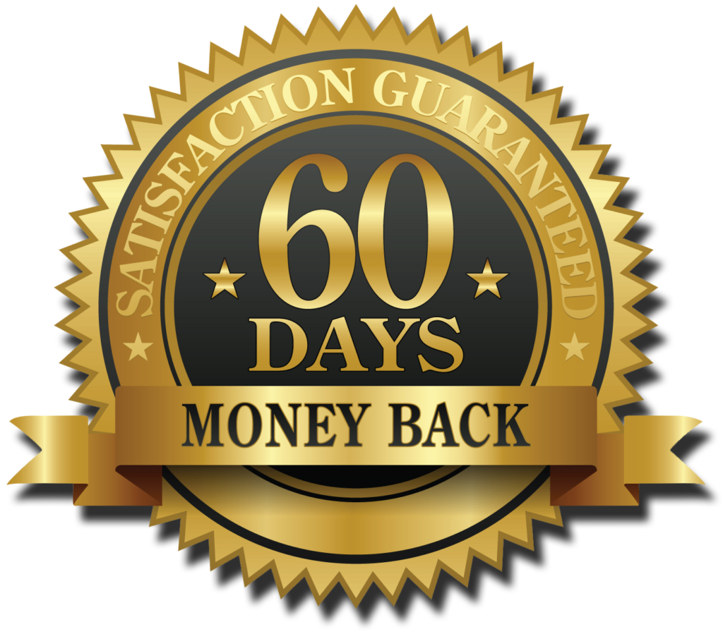 Max Force 60-Day Money-Back Guarantee Badge